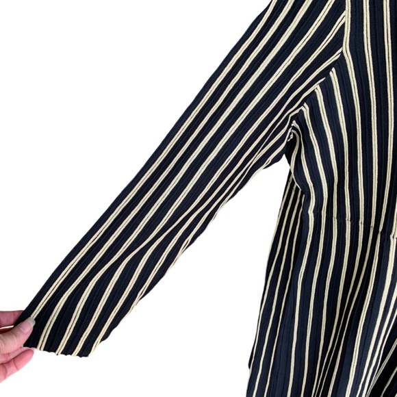 Rachel Rachel Roy Black/Gold Ribbed Long Sleeve Sweater Dress-Women’s 2X-NWT - Picture 4 of 14